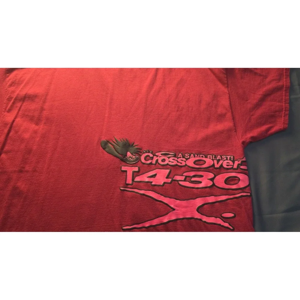 Travis Scott Cactus Jack Crossover T4-30 Sand Blast Red Shirt XXL Streetwear